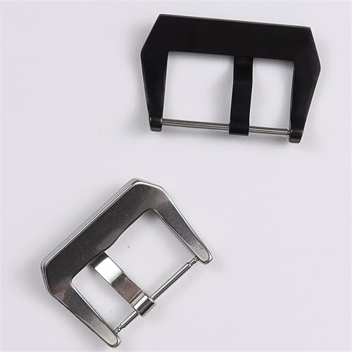 Bouche à broches en argent noir pour bande de surveillance en acier - 3