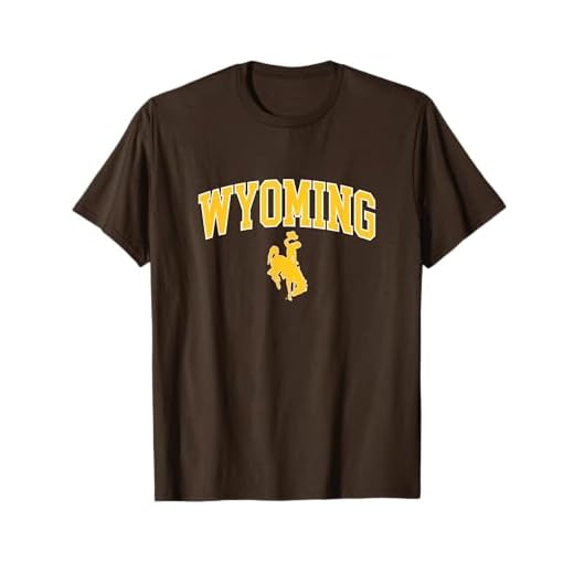 Wyoming Cowboys Apparel Fan Favorite Brown Arch T-Shirt