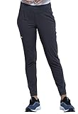 Cherokee Statement CK175 Women's Mid-Rise, Tapered Leg Pull-on Pant, Pewter, 2X-Large Tall