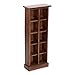 DESIGN DELIGHT Nature, scaffale rustico per libri e CD, in legno riciclato, con 10 scomparti, 94 x 36 x 17 cm (altezza x larghezza x profondità)