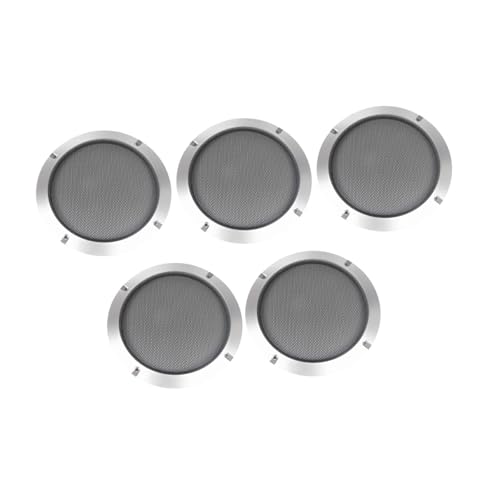 jojomis 5Pcs 2 Inch Speaker Grill Covers Round Metal Mesh Subwoofer Grills for Professional Audio DIY Decorative