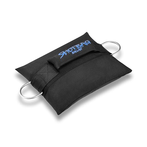 Shotbag Ballast Bag for Wake Surfing or Wakeboarding Boat Weight Bags for Boosting Wake Prefilled With Fine Recycled Steel Shot Easy to Handle 5 Year Warranty (Sizes 25lb or 50) (D-Ring 25 LB)