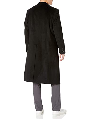 Adam Baker Men's Single Breasted Wool Cashmere Full Length Topcoat - Colors4