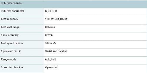 GOWE LCR Meter 100Hz,1kHz,10kHz basic accuracy:0.25%