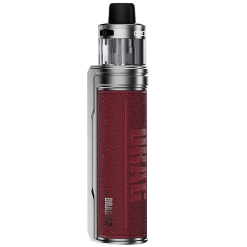Kit VOO'POO Drag X2 Vape 80 W Batería 18650 (Paquete no incluido batería) 5 ML Cartucho PnP X Bobina PnP X Coil 0,15/0,3ohm DTL Vaporizador Original - No Nicotine (Marsala)