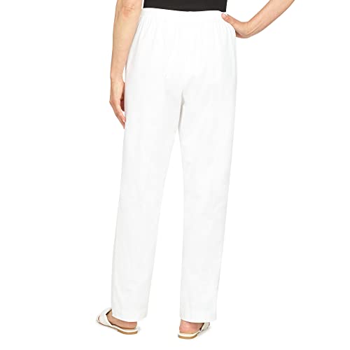 Alfred Dunner Women's Relaxed Fit Go-to Medium Length Pant2