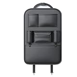Asiento Trasero del Organizador del Coche, Protector del Bolso del Almacenamiento del Asiento Trasero del Cuero de la PU