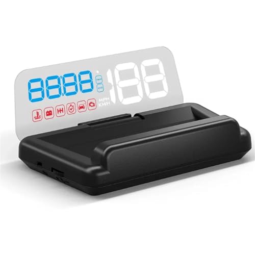 C500 OBD2 HUD ~[et fW^wbhAbvfBXvC ԑ KM/H MPH vWFN^[ I{[hRs[^[ R RPM(GPS HUD-T900)