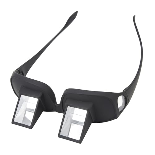 Tosuny Lunettes Paresseuses, Lunettes à Prisme de Lit, Lunettes à Prisme HD Horizontal Réfractif à 90 Degrés, Lunettes Miroir pour Lire et Regarder la...