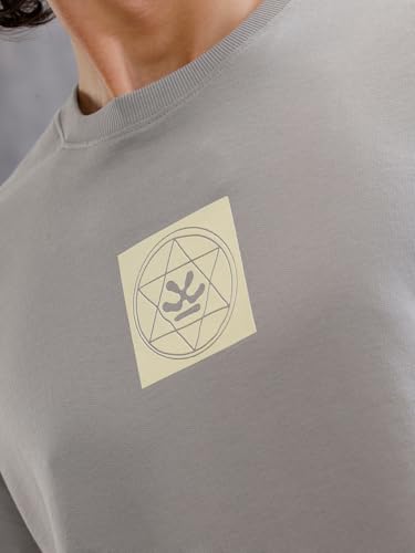 Image of WROGN Men's Pure Cotton T-Shirt | Printed Design | Oversized Fit