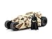 Jada Toys 1: 24 Scale The Dark Knight Batmobile Die-cast Vehicle with Batman Figure, Multicolor