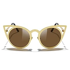 Gold Frame&brown Lens