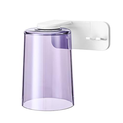 WJnflQN Vasos para Enjuague Bucal,Portacepillos Magnético de Pared Adhesivo - Vaso De Enjuague Bucal Magnético Y Soporte De Pared - para Baño Casa Apartamento Oficina Hotel Autocaravana Viaje Camping
