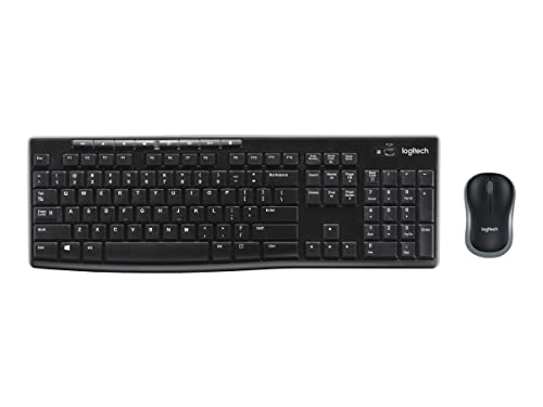 MK270 Combo Tastiera e Mouse Wireless per Windows, Layout US Internazionale QWERTY, Nero - Tastiera gaming - Immagine 4