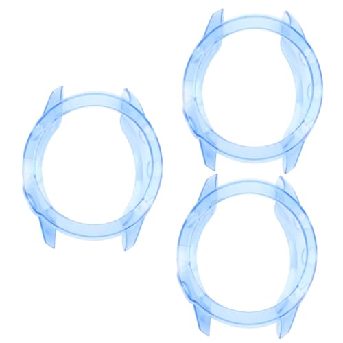 OSALADI 3pcs TPU Frame Full Cover Protector Case Film Protector Case Clear 6X Cover Men’s Mens TPU Clear Covers Screen Protector Case for Men Case Protector Smart Fenix6 Watch Man Shell