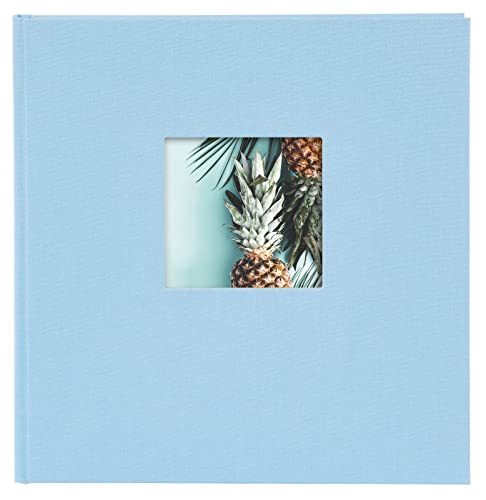 goldbuch Canvas Photo Album, Sky Blue, White Pages, 30 x 31 x 4 cm - Image 3