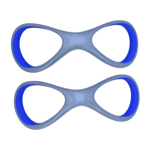 kowaku Forearm Fulcrum Fin for Swim Training Professional Freestyle High Elbow Comfortable Swimming Equipment Fin Webbed Glove , Gray Blue S