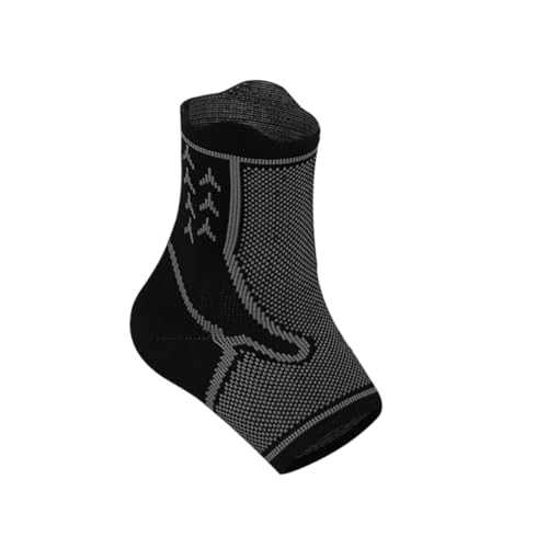 Didiseaon Ankle Support Brace Compression Socks Ankle Support Wrap Foot Protection Sleeve Size Grey for Sports Activities