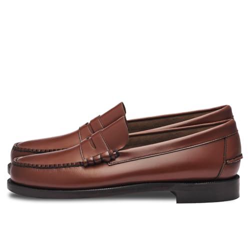 Sebago Herren Docksides Portland Waxed Bootschuhe, Braun (Brown-Gum), 41 EU