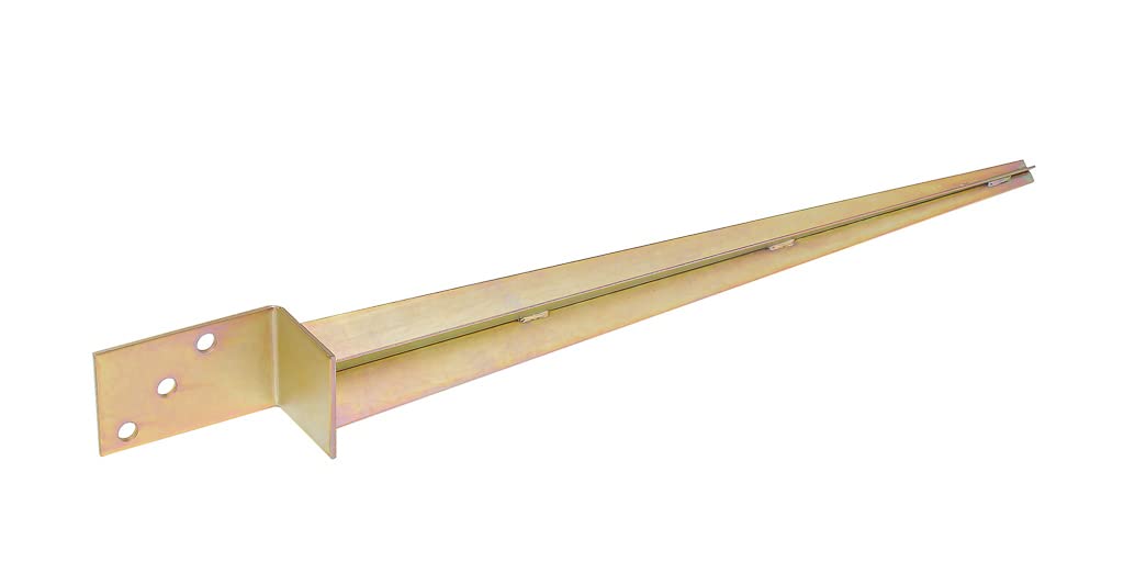 6-er Set L Einschlaghülse Pfostenträger 700mm zum Einschlagen Anker Gold