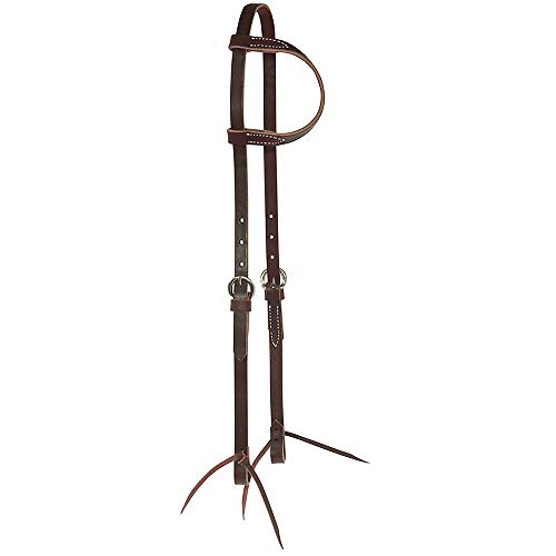 Circle Y One Ear Basket Tooled Headstall