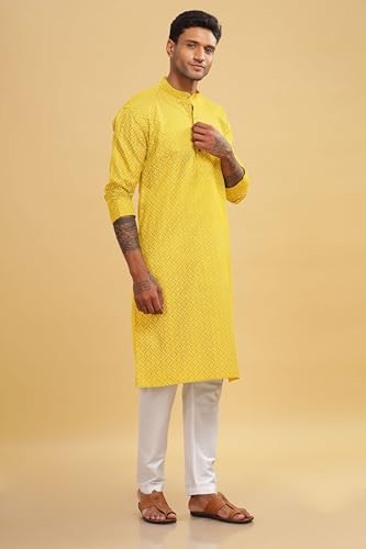 Image of BE ACTIVE Cotton | Traditional and Elegant Look | Indian Kurta for Men | Full Sleeve Kurta