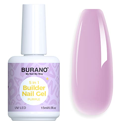 BURANO 5 in 1 Builder Base Gel 0.5 oz, Builder ...