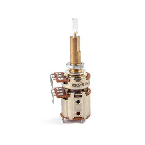 Potentiomètre type 16 double arbre interrupteur A50K B50K axe de 30mm