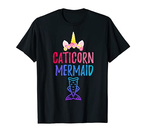 Caticorn Mermaid Funny Cat Unicorn Swimmer Cute ...