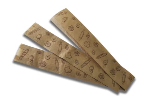 BOLSA BAGUETTE DE PAPEL KRAFT 9+5X51 CM. CAJA DE 1000 UDS;"MONDIS"