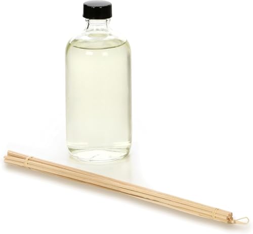 Hosley Aromatherapy Deal 200 Milliliter Vanilla Almond Reed Diffuser Refill. Ideal Gift for Wedding Party Bridal Reiki Spa Meditation P9