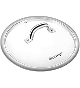 Tampa de substituição de vidro para panelas Duxtop (diâmetro interno: 18 cm. Diâmetro externo: 19 cm (7-5/20.3 cm)