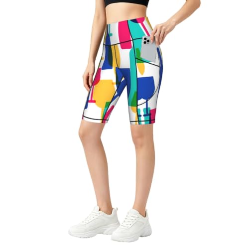 Leggings d'entraînement anti-frottement à poches latérales pour course à pied
