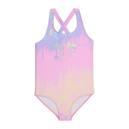Juicy Couture Girls 2 Pack One Piece Swimsuit Set, Kids Bathing Suit Swimwear, Cute Palm Trees Ombre Beach Wear, Size 10 #TOP1