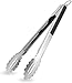 BRCHUFANG Pince à barbecue avec décapsuleur, 43 cm, extra longue, antidérapante, en acier inoxydable, résistante à la chaleur, pour servir, cuisiner, barbecue, buffet