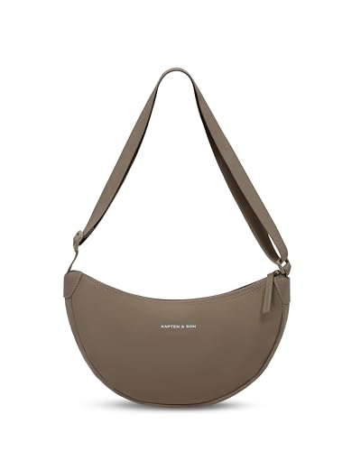 Kapten & Son Moon Bag Walnut 3 5L | Bauchtasche Damen & Herren | Crossbody Bag Damen Braun | Umhängetasche wasserabweisend | ideal für Reisen Festival & Alltag