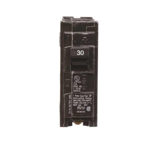 Image of Siemens -HI Q130 30-Amp Single Pole Type QP Circuit Breaker, Black