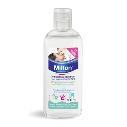 Milton Antibacterial Hand Gel 100ml Ideal for use Before and After Feeding and Nappy Changes or When Youre Out and About
