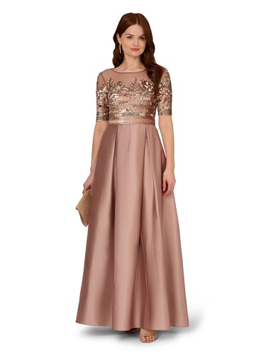 Adrianna Papell Women's Embellished Tafetta Dress4