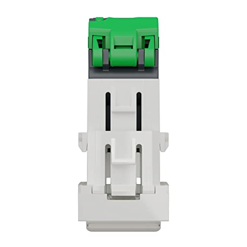 Prise RJ45 simple Schneider Unica cat 6 STP 1 module blanc NU341618