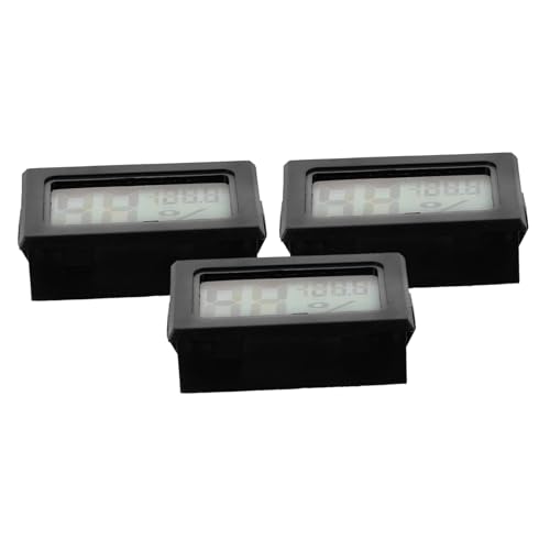 MUELODSIC 3個 ミニデジタル温湿計 薄型コンパクト 室内用 高精湿計 温計 生活環境管理 植物育成対応