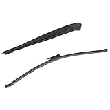 X AUTOHAUX Rear Windshield Wiper Blade Arm Set Back Wiper Arm and Blade Kit 405mm for Porsche Macan...