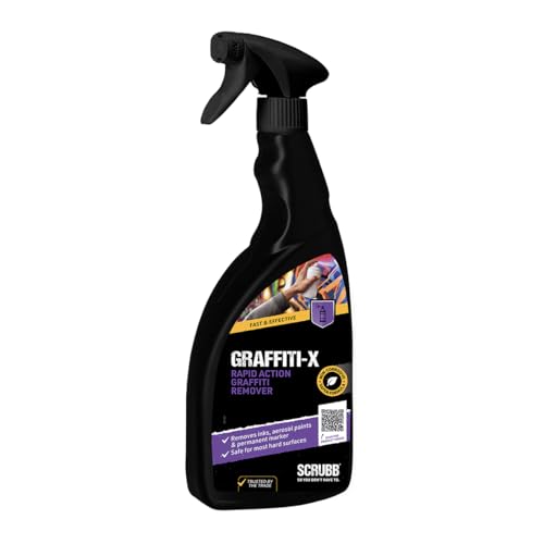 SCRUBB G12 Graffiti-X Graffiti Remover Aeorosol Paints Inks & Permanent Marker Remover 750ml