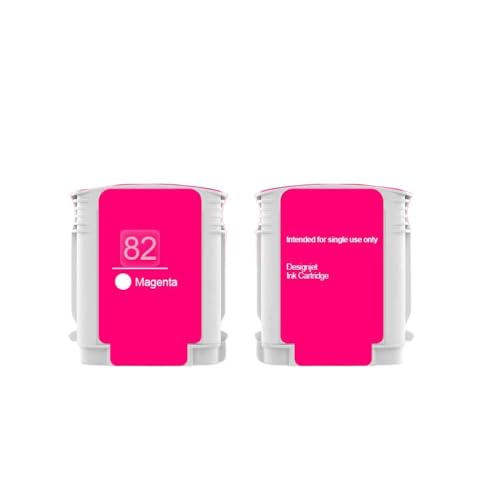 Cartouche 82 magenta C4844A compatible pour corriger les lignes ternes