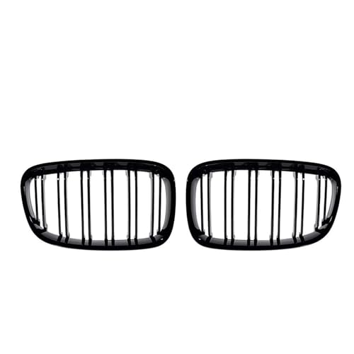 Parrilla delantera tipo riñón en negro brillante para Serie 1 F20 F21 de 2 listones