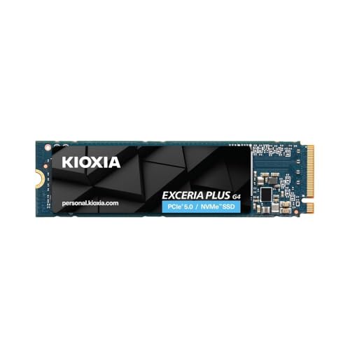 キオクシア(KIOXIA)PCIe🄬 Gen5x4 内蔵SSD EXCERIA PLUS G4 1TB NVMe M.2 Type 2280 (最大読込: 10,000MB/s)
