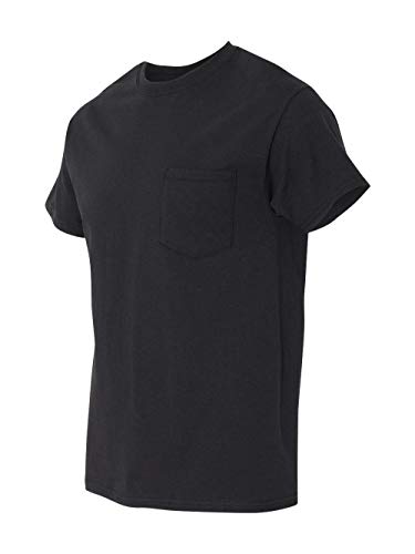 By Gildan Gildan Adult Heavy Cotton 53 Oz Pocket T-Shirt - Black - L - (Style # G530 - Original Label)
