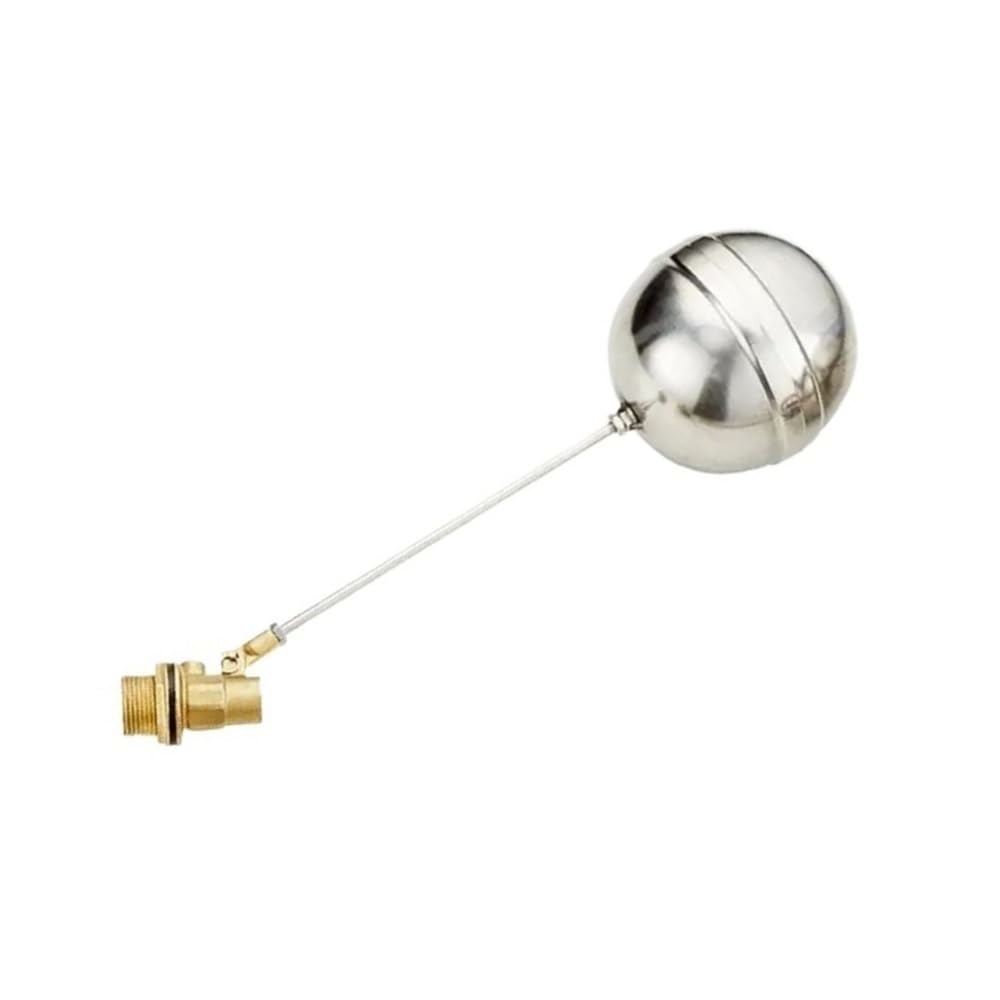 Float Ball Valve 1pc Metal Float Valve 1/2inch 3/4inch, DN15 DN20 Leakproof Water Ball for Watering System(15)