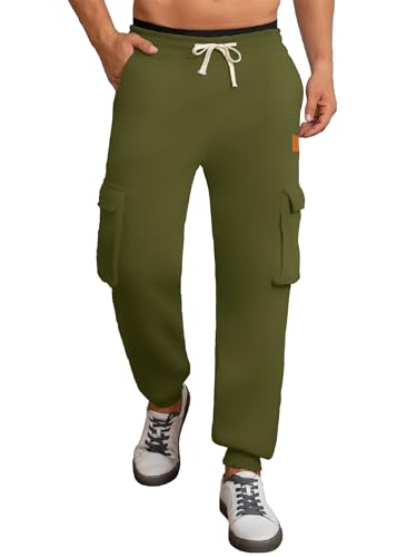 Tolaler Jogginghose Herren Cargohose Trainingshose mit Taschen...