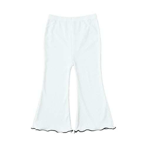 Girls Flare Pants High Waist Leggings Skinny Fit 𝐁ootcut Wide Leg Solid Full Length Gym Athletic Workout Yoga Trousers3